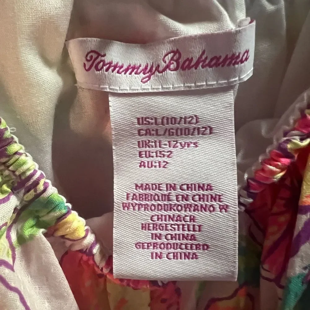 Tommy Bahama Floral Multi-Color Top and Skirt
